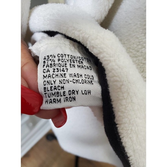 Vintage Talbots Solid Ivory Cotton Long Sleeve Pullover Casual Sweater Medium - Picture 8 of 9